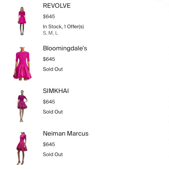 SIMKHAI  Kenny Ribbed Bubble Mini Dress Size XS NEW - Picture 12 of 13